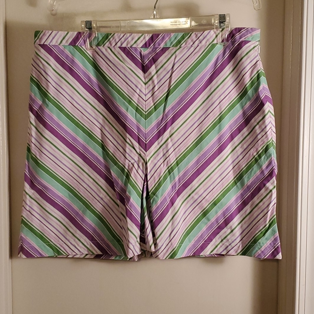 LOFT inverse pleat skirt